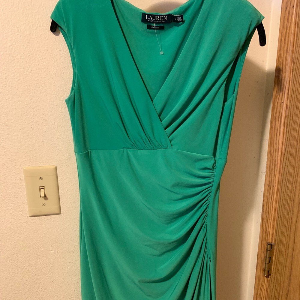 Ralph Lauren green short sleeve dress size 4
